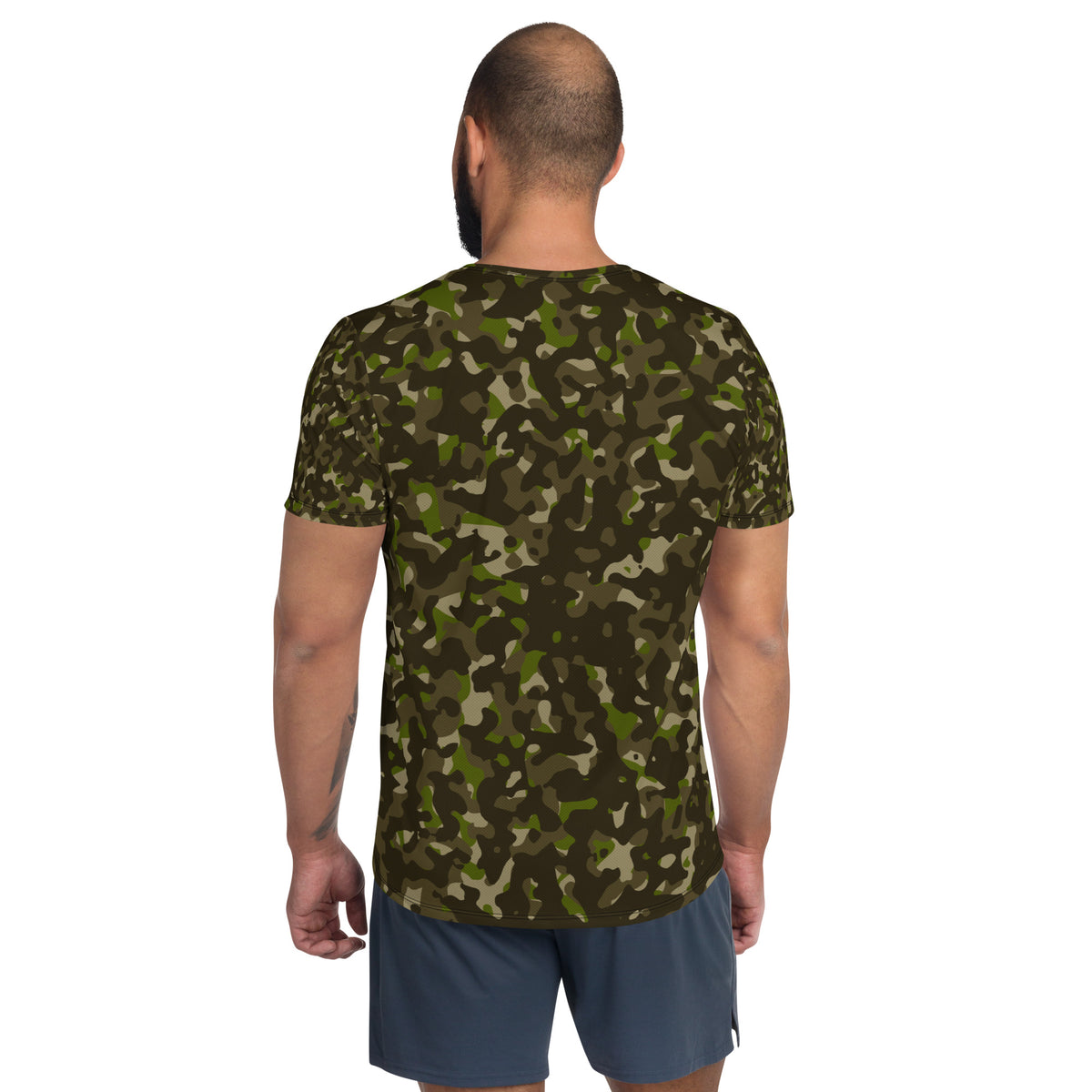Outer Limit Supply Men's Camo Athletic T-shirt - Orange Traditional