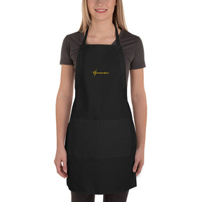 Outer Limit Supply Classic Gold Embroidered Black Apron