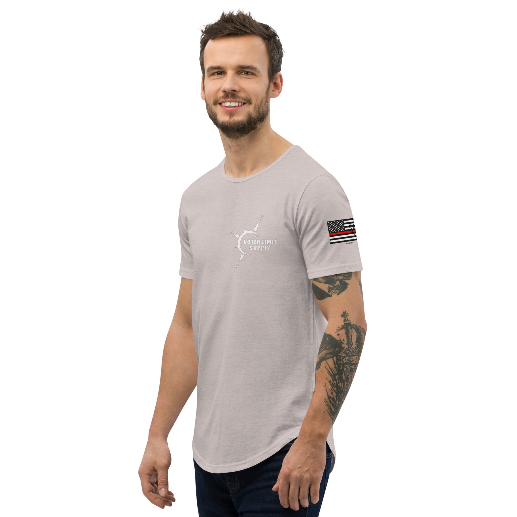 OLS Thin Red Line Traditional Tee