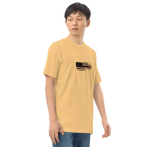 Battered American Flag Premium Heavyweight Tee